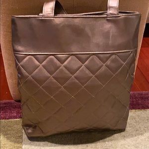 ~Borghese~ Bronze Quilted Tote Bag